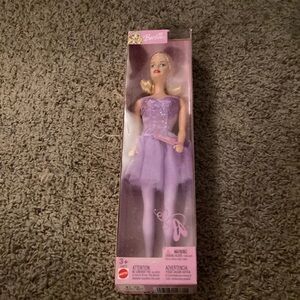 New Barbie Purple Ballerina Doll new